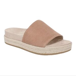 Vionic Yasmina Suede Espadrille Slides